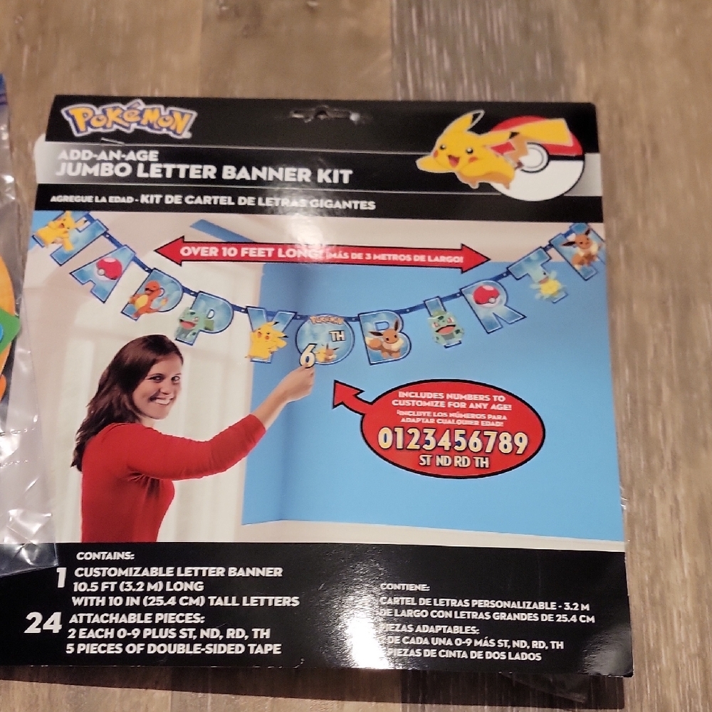 Jumbo Letter Banner Kit & Other Decorations